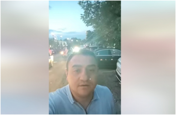 Члены фракции «Мать Армения» находятся возле дома Самвела Карапетяна (видео)